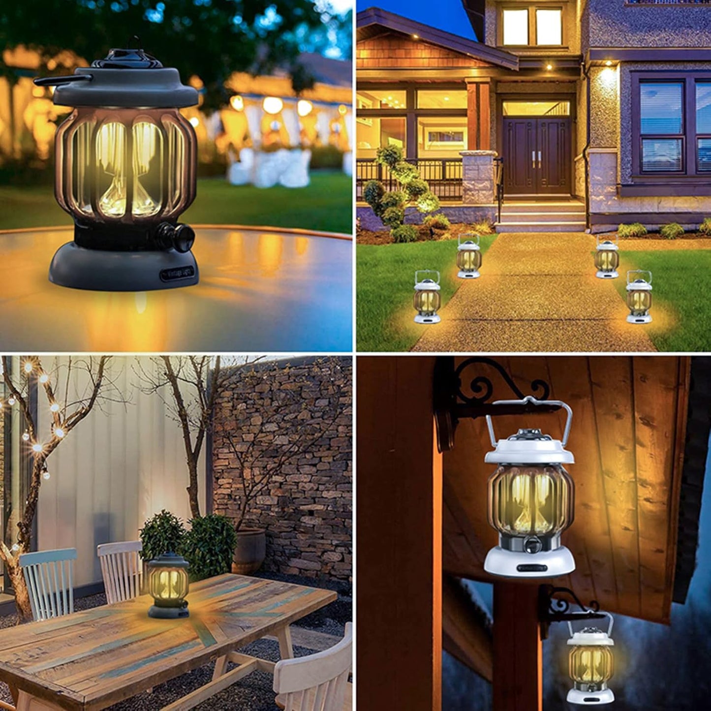 💡 Farol Retro LED Recargable USB ✨