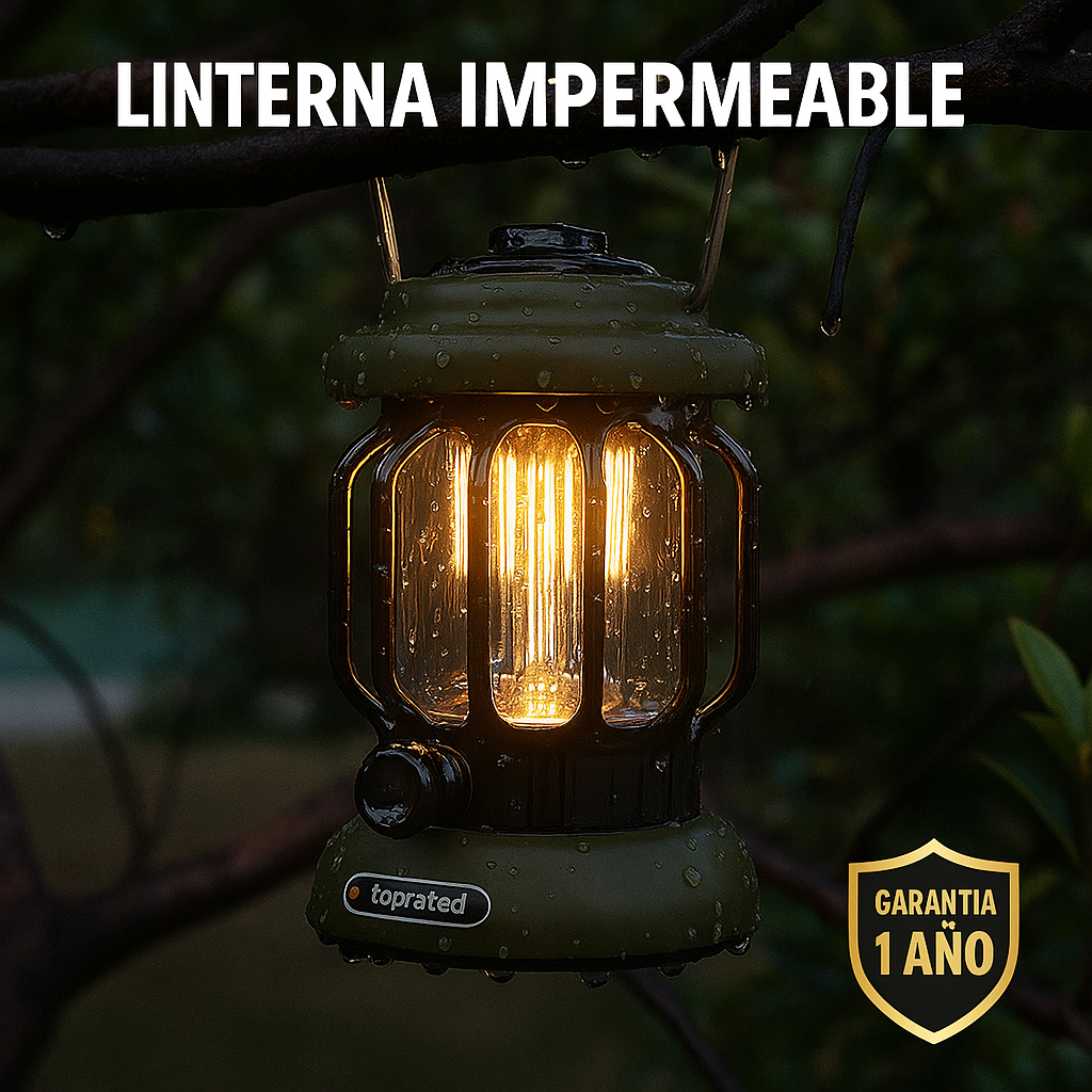 💡 Farol Retro LED Recargable USB ✨
